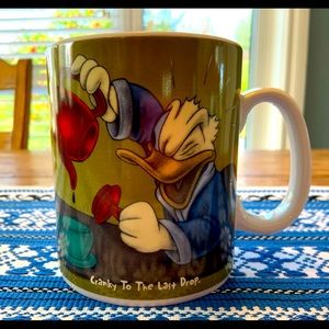DISNEY'S DONALD DUCK MUG CRANKY TO THE LAST DROP